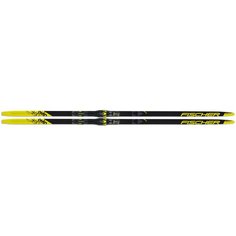 Беговые лыжи Fischer Twin Skin Pro X-Stiff IFP без креплений желтый/черный 2021-2022 207 см