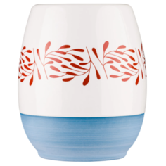 Стакан для зубных щёток Moroshka Romanovka керамика цвет белый/синий/красный