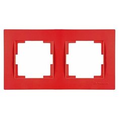 Рамка 2-ая горизонтальная красная, RITA, MUTLUSAN (2220 800 1204)