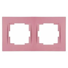 Рамка 2-ая горизонтальная розовая, RITA, MUTLUSAN (2220 800 1211)