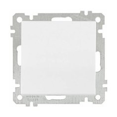 Выключатель 1-клав. (скрытый, без рамки, винт. зажим) белый, DARIA, MUTLUSAN (10 A, 250 V, IP 20) (2100 401 0201)