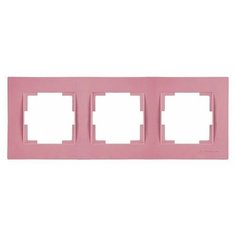 Рамка 3-ая горизонтальная розовая, RITA, MUTLUSAN (2220 800 1311)
