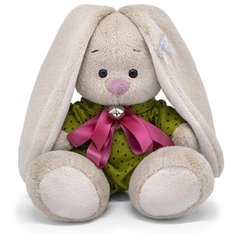 Budi Basa Мягкая игрушка Зайка Ми в комбинезоне в горошек, 15 см