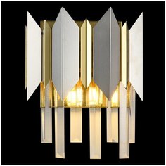 Настенный светильник Natali Kovaltseva Queen 79006/2W Brass Silver, G9, 56 Вт, кол-во ламп: 2 шт., цвет арматуры: серебристый