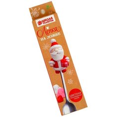 Набор для творчества "Лепка на ложке". Дед Мороз с подарком 4350569 Школа талантов