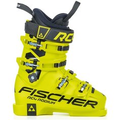 Детские горнолыжные ботинки Fischer RC4 Podium 90, 23.5, yellow/yellow