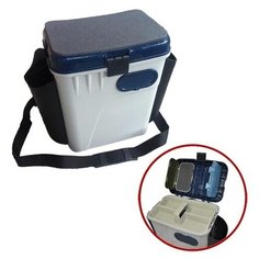 Ящик рыболовный, зимний, пластиковый Salmo, размер: 33,5x23,5x39 см