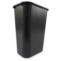 Ведро/Корзина для мусора прямоугольное Soft Wastebaskets, 39 л, Черный, Rubbermaid
