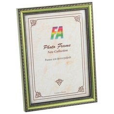 Фоторамка Формат-А Кружево 10х15 см салатовый