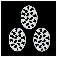 CON2520 Украшение 18*25мм (белый) 5 шт АЙРИС пресс