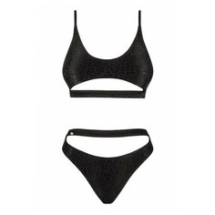 Купальник бикини Obsessive, размер L, черный