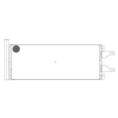 Радиатор кондиционера Luzar LRAC1680 для Citroen JUMPER; Fiat DUCATO; Peugeot BOXER