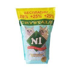 N1 Силикагелевый наполнитель (Crystals), 12,5л: Синий 92205Н, 5,000 кг (2 шт)