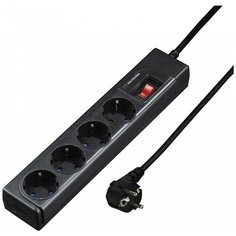 Удлинитель HAMA H-121940 4 розетки 1.5 м