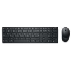 Клавиатура + мышь Dell KM5221W клав:черный мышь:черный беспроводная BT slim
