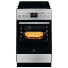 Плита электрическая Electrolux RKR560202X нержавеющая сталь/черный, без крышки