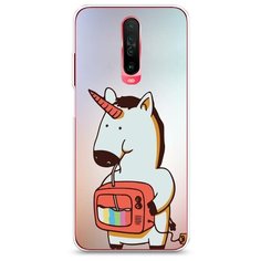 Силиконовый чехол "Единорог и телевизор" на Xiaomi Redmi K30 / Сяоми Редми К30 Case Place
