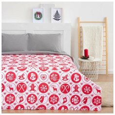 Покрывало LoveLife евро макси "New Years gifts" 240*210±5см, микрофайбер, 100% п/э 6778925