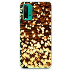 Силиконовый чехол "Новогодняя гирлянда" на Xiaomi Redmi 9T / Сяоми Редми 9Т Case Place