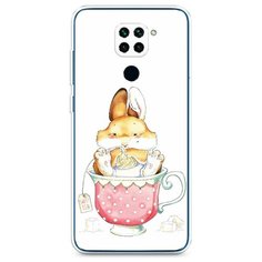 Силиконовый чехол "Заяц в кружке" на Xiaomi Redmi 10X 4G / Сяоми Редми 10X 4G Case Place