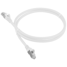 Патч-корд Lanmaster LAN-PC45 RJ-45 (m) - RJ-45 (m) CAT6 F/UTP, 1 шт., белый, 1 м