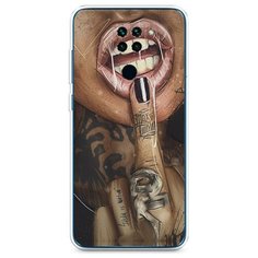Силиконовый чехол "Девушка с татуировками" на Xiaomi Redmi Note 9 / Сяоми Редми Нот 9 Case Place