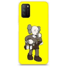 Силиконовый чехол "Кукла KAWS" на Xiaomi Poco M3 / Сяоми Поко М3 Case Place
