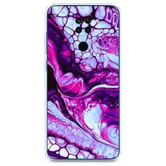 Силиконовый чехол "Розовый флюид арт" на Xiaomi Redmi 10X 4G / Сяоми Редми 10X 4G Case Place