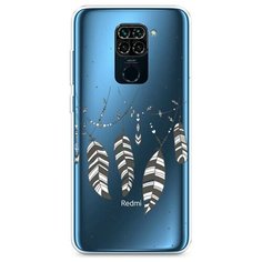 Силиконовый чехол "Гирлянда из перьев 3" на Xiaomi Redmi 10X 4G / Сяоми Редми 10X 4G Case Place