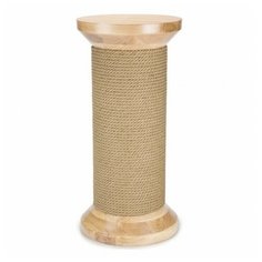 Beeztees 409126 Когтеточка-столбик Kratsie деревянная, джут 35*35*74см