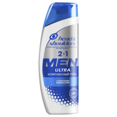 Head & Shoulders шампунь и бальзам-ополаскиватель против перхоти 2в1 Men Ultra Комплексный уход, 300 мл