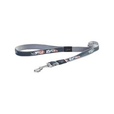 Rogz Поводок серия Fancy dress, размер M, ширина 1,6 см, длина 1,4 м, Коралловый остров (FIXED LEAD) HL12CN, 0,054 кг