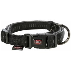 Ошейник Softline Elegance, M–L: 35–55 см/20 мм, черный/графитовый, Trixie (товары для животных, 116001)