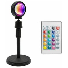 Закат ночник / светильник закат / ночник проектор, декоративная лампа led с проекцией заката, лампа тикток с пультом URM