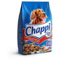 Chappi корм для взрослых собак всех пород, говядина по-домашнему, с овощами и травами 600 гр (18 шт)