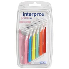 Межзубные ершики Interprox Plus Жесткая ручка Ассорти