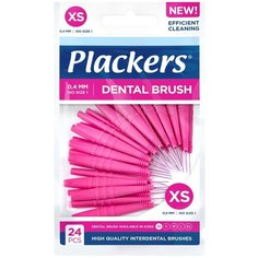 Межзубные ершики Plackers Dental Brush XS (0,4 мм), 24 шт