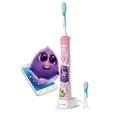 Электрическая зубная щетка Philips Sonicare For Kids HX6352 Розовая