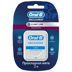 Вощеная лента Oral-B PRO-EXPERT CLINIC LINE Прохладная мята, 25 м