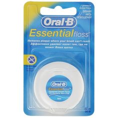 Нить невощеная Oral-B Essential, 50 м