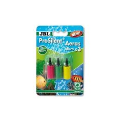 JBL ProSilent Aeras Micro S3 - Набор из трёх цветных распылителей для аквариумов (18 шт)