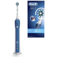 Электрическая зубная щетка Oral-B Pro 2000 синяя