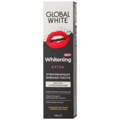 Отбеливающая зубная паста GLOBAL WHITE Extra Whitening, 100 гр