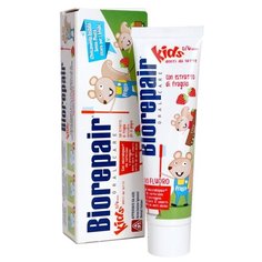Зубная паста Biorepair Kids земляника (0-6 лет), 50 мл
