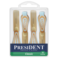 Межзубные ершики PresiDENT Classic XS (0,28 мм), 4 шт