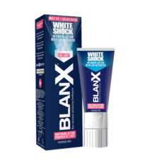 Зубная паста BlanX White Shock, 50 мл + светодиодный активатор