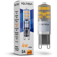 Лампочка Voltega LED G9 4W 7124