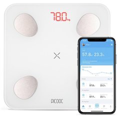 Умные диагностические весы Picooc Mini Lite White (6924917717339), белые
