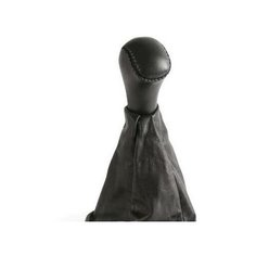 Ручка КПП /2114-2115/ кожан. с чехлом+рамка, черная (Azard)