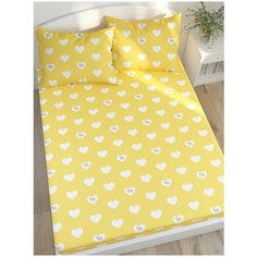 Простынь на резинке Milky Garden "Жизель (сатин)" натяжная простынь 160х200 см 2-спальная